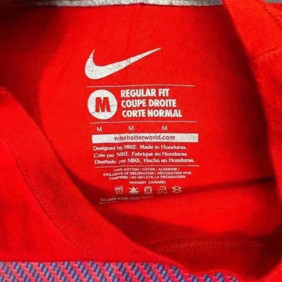 Philadelphia Phillies Nike Carbon Fiber look T-shirt Men’s M Red Blue 1047 - Picture 4 of 9